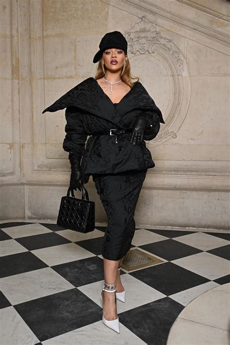 rihanna sheer maternity dress dior|rihanna dior dress.